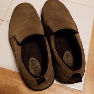 Lands End Olive green shoes
